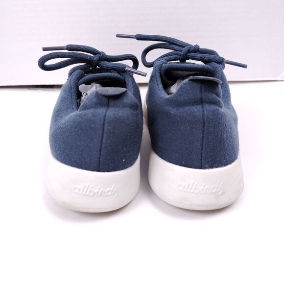 Allbirds Tree Runners Women's Size 8 Navy Blue Sneakers Fine Merino Wool - Picture 5 of 9